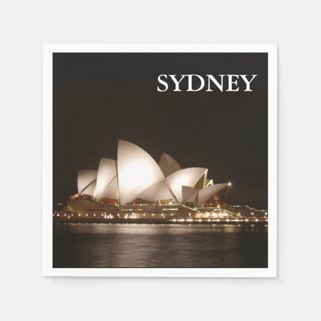 Night at the Opera Cocktail Napkin (Front)