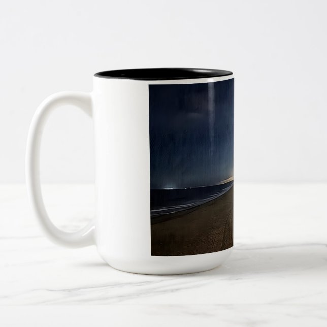 Night Beach Mug (Left)