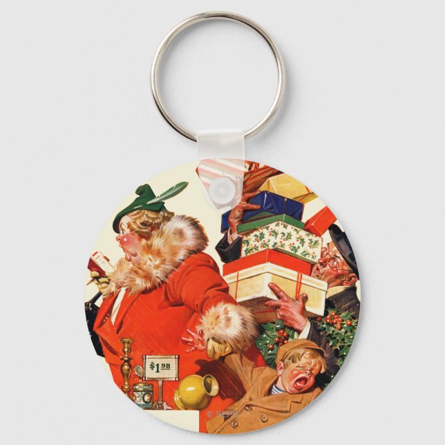 Night before Christmas Key Ring (Front)