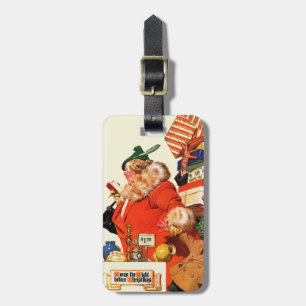 Night before Christmas Luggage Tag