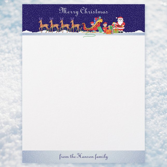 Night Before Christmas Newsletter Custom Letterhead (Creator Uploaded)