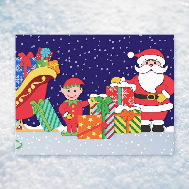 Night Before Christmas Postcard (Creator Uploaded)