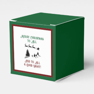 Night Before Christmas Santa Holiday Favour Box