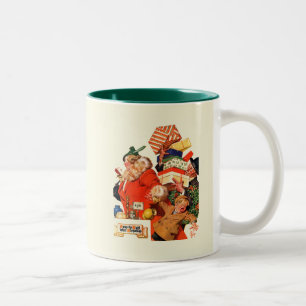 Night before Christmas Two-Tone Coffee Mug