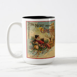 Night Before Christmas Vintage Santa Mug