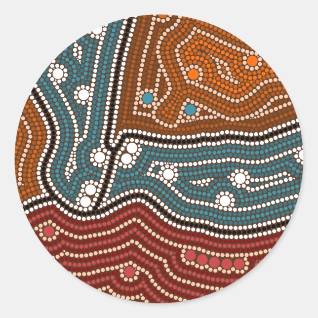 night before settlement classic round sticker (Front)