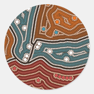 night before settlement classic round sticker