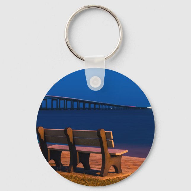 Night Bench Invitation To Sit Key Ring (Front)
