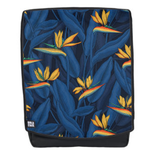 Night bird of paradise garden 2 backpack