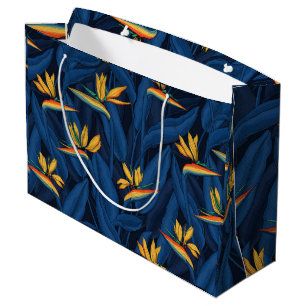 Night bird of paradise garden 2 large gift bag