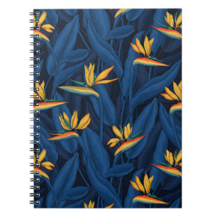 Night bird of paradise garden 2 notebook