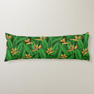 Night bird of paradise garden body cushion