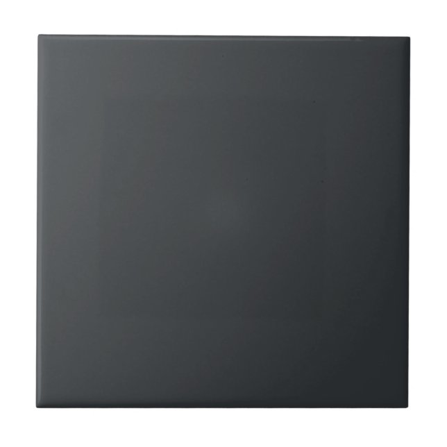 Night Black Square Kitchen and Bathroom Tile (Front)