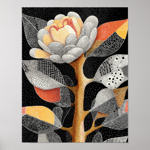 Night Bloom #9 - 4x5 Digital Download Poster