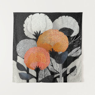 Night Bloom on the Red Planet #2 Tapestry