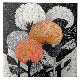 Night Bloom on the Red Planet #2 Tile