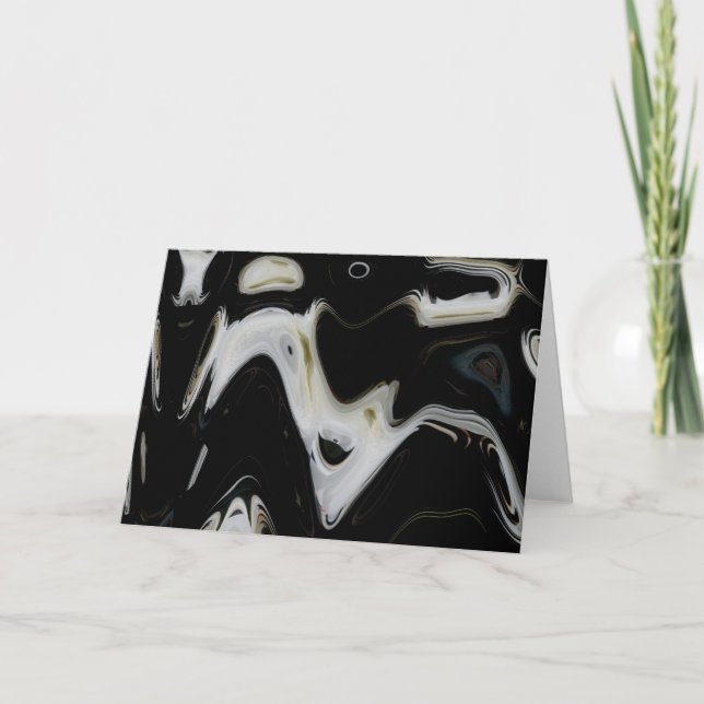 Night-Blooming Cerius Abstract Note Card (Front)