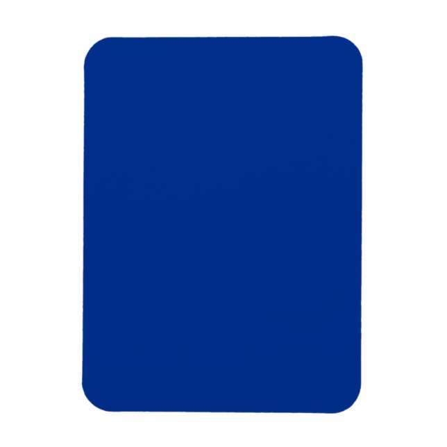 Night Blue Designer Solid Colour Magnet (Vertical)