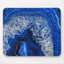 Night Blue Indigo Agate Mineral Quartz Gemstone