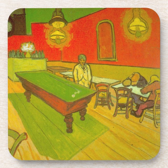 Night Cafe by Vincent van Gogh Coaster (Front)