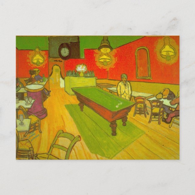 Night Cafe by Vincent van Gogh Postcard (Front)