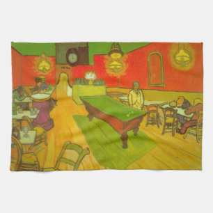 Night Cafe by Vincent van Gogh Tea Towel