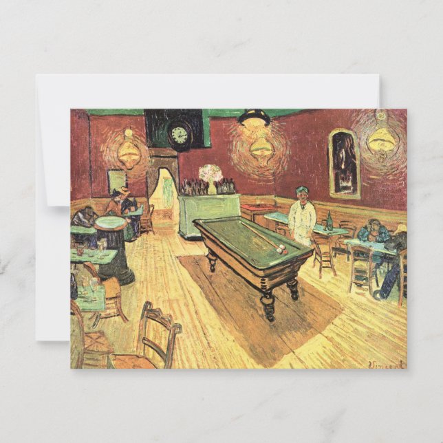 Night Cafe, Place Lamartine by Vincent van Gogh (Front)