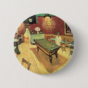 Night Cafe, Place Lamartine by Vincent van Gogh 6 Cm Round Badge