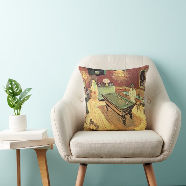 Night Cafe, Place Lamartine by Vincent van Gogh Cushion (Chair)