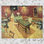 Night Cafe, Place Lamartine by Vincent van Gogh Jigsaw Puzzle<br><div class="desc">The Night Cafe in the Place Lamartine in Arles by Vincent van Gogh is a vintage fine art post impressionism architectural painting featuring an interior view of a restaurant and bar with people and a pool table. About the artist: Vincent Willem van Gogh was a Post Impressionist painter whose work...</div>
