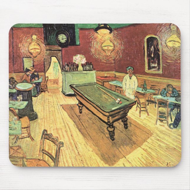 Night Cafe, Place Lamartine by Vincent van Gogh Mouse Mat (Front)