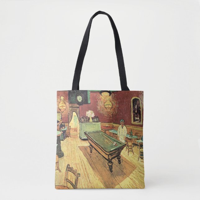 Night Cafe, Place Lamartine by Vincent van Gogh Tote Bag (Front)