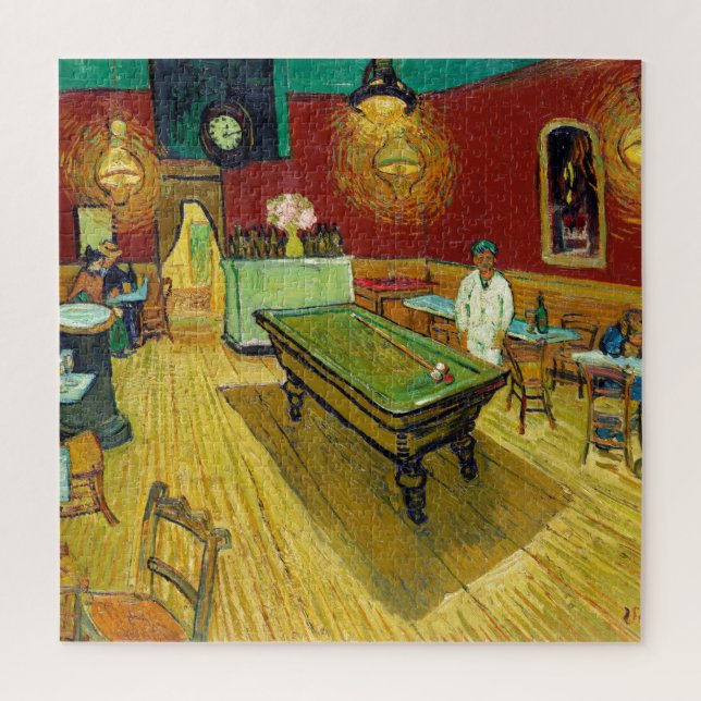 Night Cafe - Vincent van Gogh Painting Art Jigsaw Puzzle (Vertical)