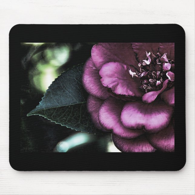 Night Camellia Mousepad (Front)