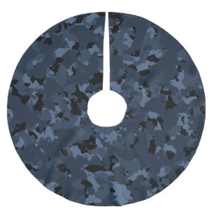 Night Camo Brushed Polyester Tree Skirt