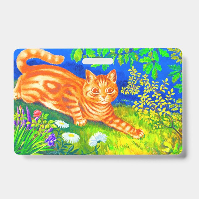 Night Cat ID Badge (Front)