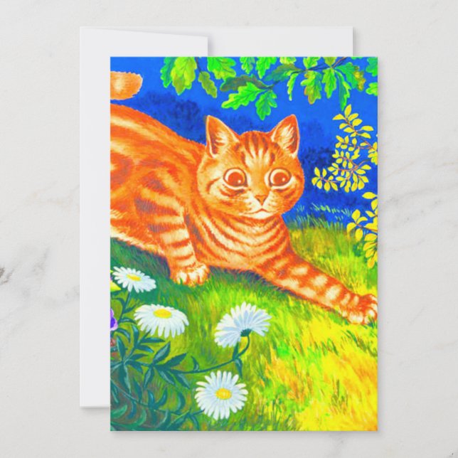 Night Cat Invitation (Front)