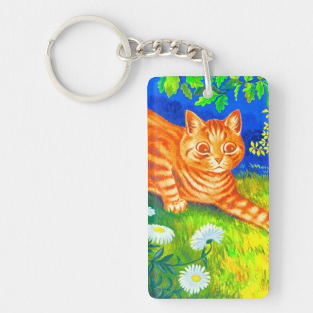 Night Cat Key Ring (Front)