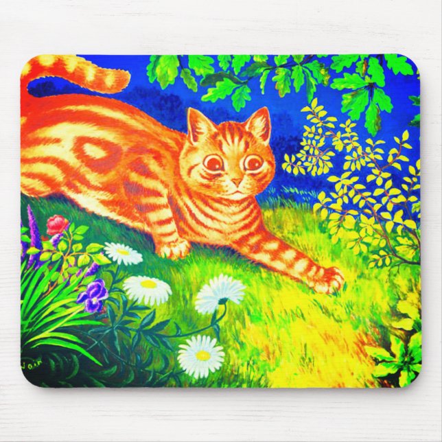 Night Cat Mouse Mat (Front)