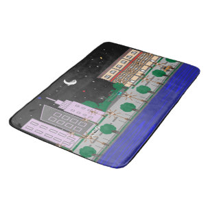 Night City Bath Mat