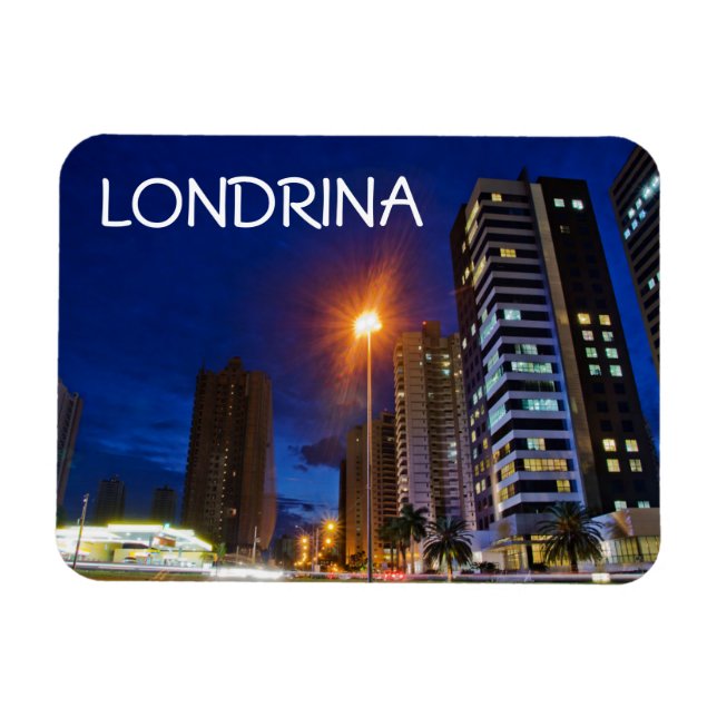 Night City Londrina Magnet (Horizontal)