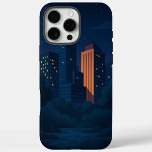 Night City Skyline iPhone 16 Pro Max Case