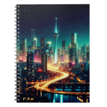 Night Cityscape Notebook
