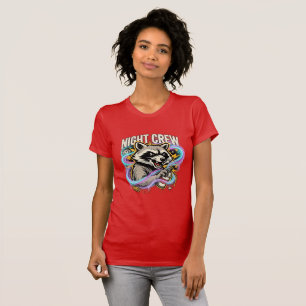 Night Crew Racoon Graffiti T-Shirt