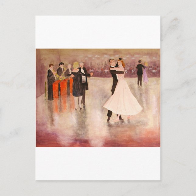 Night Dancing Postcard (Front)
