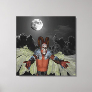 Night Demon Canvas Print