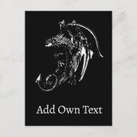 Night Dragon Celestial Fantasy Dark Sky Mythical