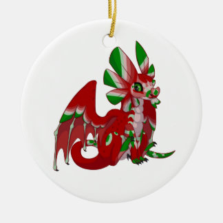 Night Dragon Ceramic Tree Decoration