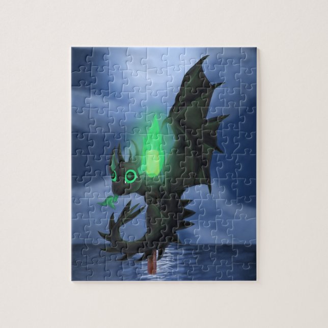 Night Dragon Jigsaw Puzzle (Vertical)