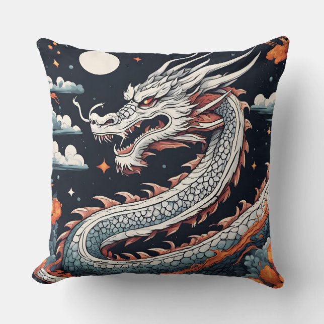 night dragon pillow  (Front)
